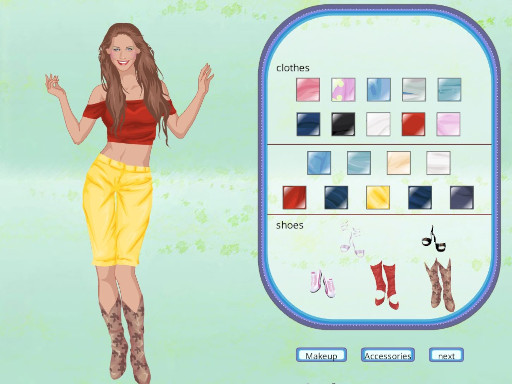 Anna Kournikova DressUp Game