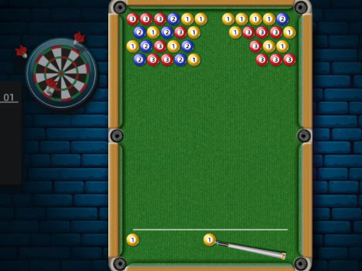 Bubble Billiards Game Image Bubble Billiards Game